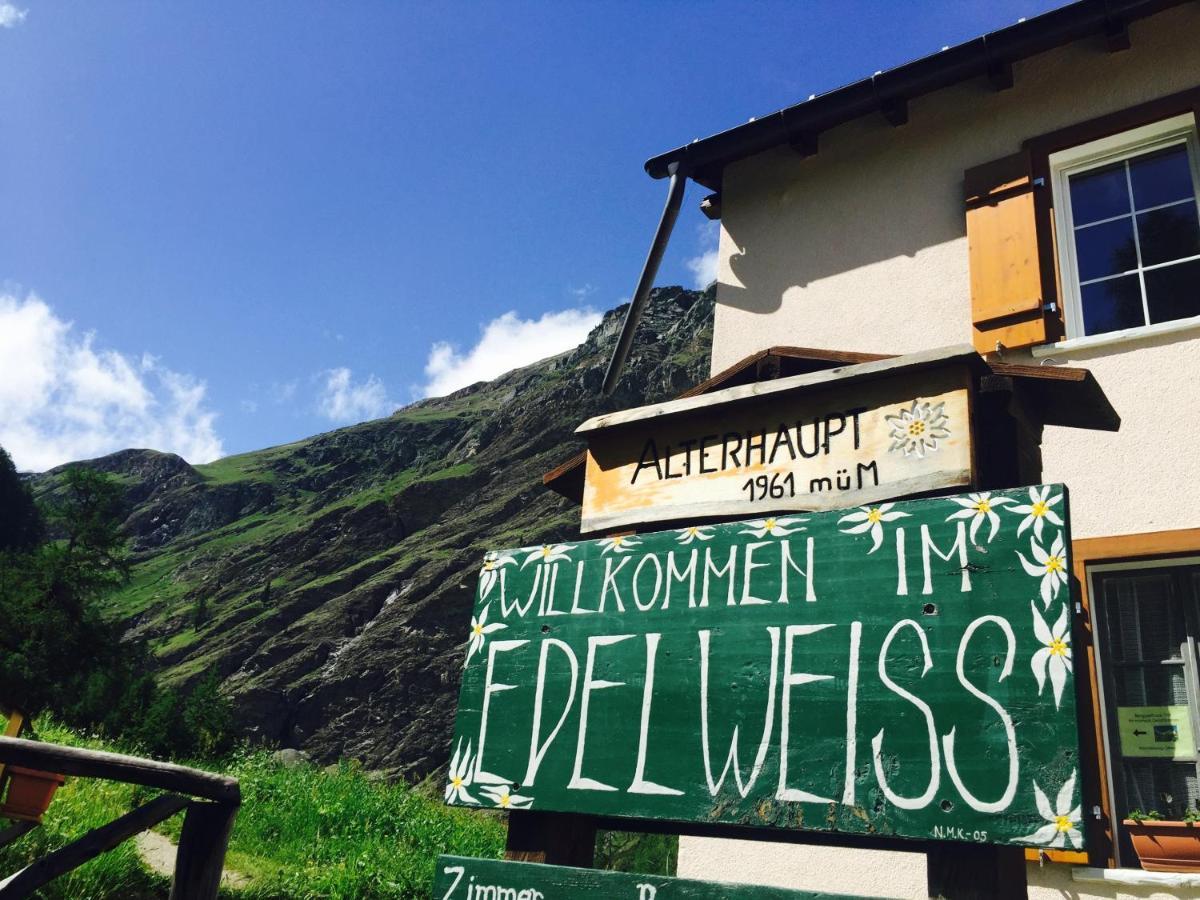 Edelweiss Mountain Guest House - 1 Hour Hike Up From Zermatt Station - On Hiking Trail - No Transport Exterior photo